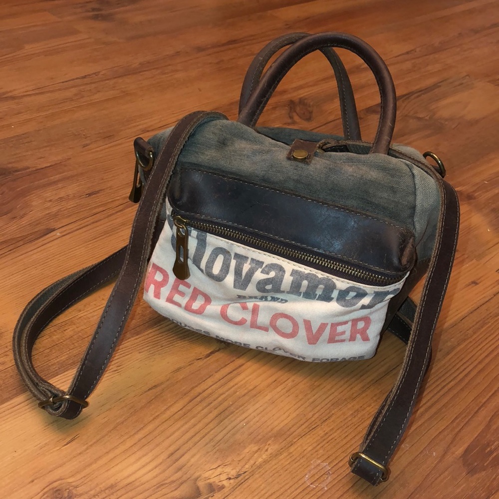 Selina Vaughan farm seed convertible bag backpack